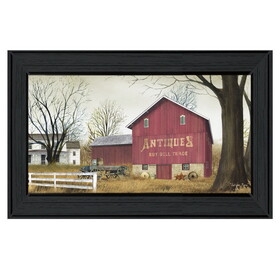 "Antique Barn" by Billy Jacobs, Ready to Hang Framed Print, Black Frame B06787540