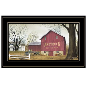"Antique Barn" by Billy Jacobs, Ready to Hang Framed Print, Black Frame B06787541