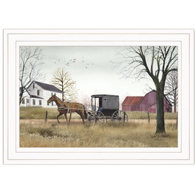 "Goin' to Market" by Billy Jacobs, Ready to Hang Framed Print, White Frame B06787546