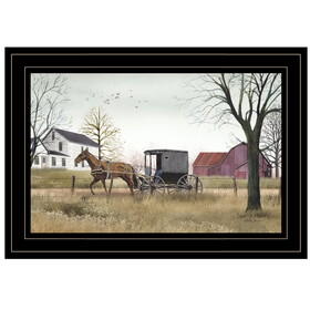 "Goin' to Market" by Billy Jacobs, Ready to Hang Framed Print, Black Frame B06787548