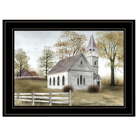 "Sunday go to Meetin" by Billy Jacobs, Ready to Hang Framed Print, Black Frame B06787550