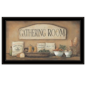 "Gathering Room" by Pam Britton, Ready to Hang Framed Print, Black Frame B06787568