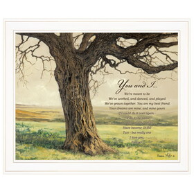 "Forever" by Bonnie Mohr, Ready to Hang Framed Print, White Frame B06787595