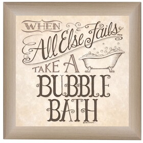 "When All Else Fails" by Deb Strain, Ready to Hang Framed Print, Beige Frame B06787606