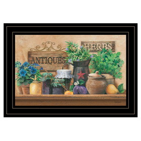 "Antiques and Herbs" by Ed Wargo, Ready to Hang Framed Print, Black Frame B06787608