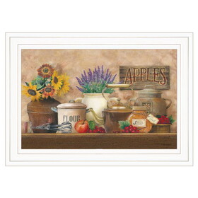 "Antique Kitchen" by Ed Wargo, Ready to Hang Framed Print, White Frame B06787611