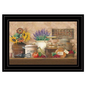 "Antique Kitchen" by Ed Wargo, Ready to Hang Framed Print, Black Frame B06787612