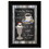 "Everyday Starts with Coffee" Chalkboard framed by Trendy Decor 4U, Ready to Hang Framed Print, Black Frame B06787722