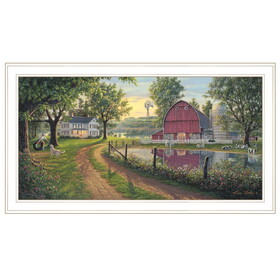 "The Road Home" by Kim Norlien, Ready to Hang Framed Print, White Frame B06787745