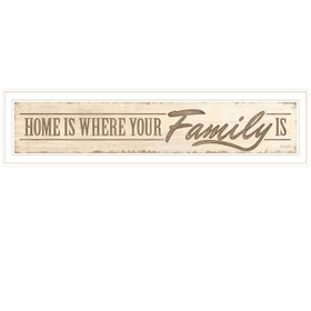 "Home Is&#133;" by Lauren Rader, Ready to Hang Framed Print, White Frame B06787753