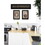 "The Primitive Kitchen vignette" 3-Piece by Trendy Decor 4U, Black Frame B06787818