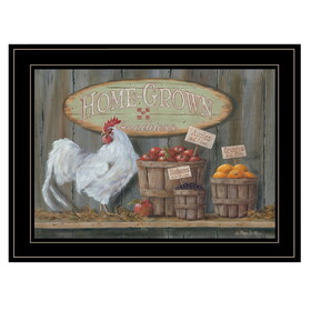 "Home Grown" by Pam Britton, Ready to Hang Framed Print, Black Frame B06787948