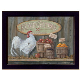 "Home Grown" by Pam Britton, Ready to Hang Framed Print, Black Frame B06787949