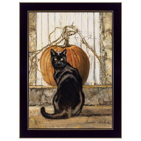 "Black Cat" by Bonnie Mohr, Ready to Hang Framed Print, Black Frame B06787996