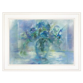 "Susie's Blue" by Tracy Owen, Ready to Hang Framed Print, White Frame B06788150