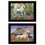 "Unicorn's for You" 2-Piece Vignette by Ed Wargo, Ready to Hang Framed Print, Black Frame B06788362