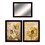 "Butterflies" 3-Piece Vignette by Ed Wargo, Ready to Hang Framed Print, Black Frame B06788368