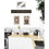 "Primitive Kitchen " 4-Piece Vignette by Trendy Decor 4U, Ready to Hang Framed Print, White Frame B06788427