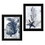 "Ocean Collection" 2-Piece Vignette by Stellar Design Studio, Ready to Hang Framed Print, Black Frame B06788436