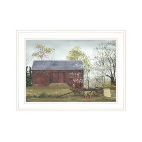"Flower Wagon" by Artisan Billy Jacobs, Ready to Hang Framed Print, White Frame B06788501