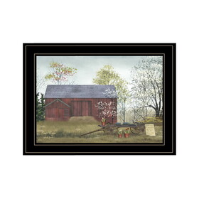 "Flower Wagon" by Artisan Billy Jacobs, Ready to Hang Framed Print, Black Frame B06788503