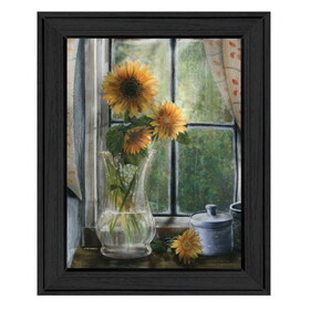 "Morning Flower" by Artisan Ed Wargo, Ready to Hang Framed Print, Black Frame B06788566