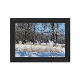 "Natures Simple Blessings" by Artisan Trendy Decor 4U, Ready to Hang Framed Print, Black Frame B06788704