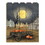 "Harvest Moon" by Artisan Billy Jacobs, Printed on Wooden Picket Fence Wall Art B06788749