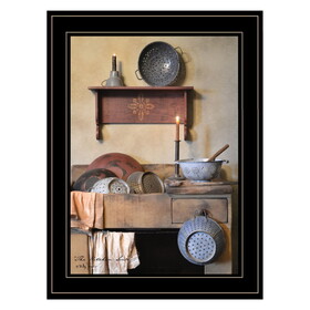 "The Kitchen Sink" by Billy Jacobs, Ready to Hang Framed Print, Black Frame B06788838