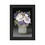 "Lilac Mason Jar Floral" by House Fenway, Ready to Hang Framed Print, Black Frame B06789024