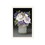 "Lilac Mason Jar Floral" by House Fenway, Ready to Hang Framed Print, White Frame B06789026