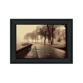 "What Really Matters" by Trendy Decor 4U, Ready to Hang Framed Print, Black Frame B06789232