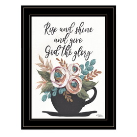 "Rise and Shine" by Michele Norman, Ready to Hang Framed Print, Black Frame B06789247