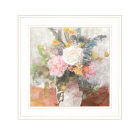 "Table Bouquet 2" by Stellar Design Studio, Ready to Hang Framed Print, White Frame B06789287