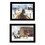 "Sleigh Bells Ring" 2-Piece Vignette by Billy Jacobs, Ready to Hang Framed Print, Black Frame B06789324
