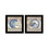 "The Farmhouse Blues Collection" 2-Piece Vignette by Linda Spivey, Ready to Hang Framed Print, Black Frame B06789435