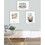 "Rise & Shine Kitchen Collection" 3-Piece Vignette by Michele Norman, Ready to Hang Framed Print, White Frame B06789440
