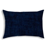 WEAVE Navy Indoor/Outdoor Pillow - Sewn Closure B06892255