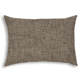 WEAVE Medium Taupe Indoor/Outdoor Pillow - Sewn Closure B06892281