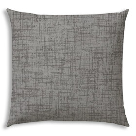 WEAVE Gray Indoor/Outdoor Pillow - Sewn Closure B06892358