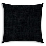 WEAVE Black Indoor/Outdoor Pillow - Sewn Closure B06892361