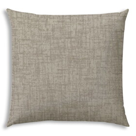 WEAVE Light Taupe Indoor/Outdoor Pillow - Sewn Closure B06892362