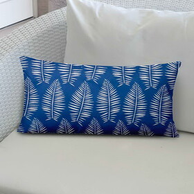 BREEZY Indoor/Outdoor Soft Royal Pillow, Zipper Cover w/Insert, 12x24 B06893146