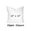 BREEZY Indoor/Outdoor Soft Royal Pillow, Zipper Cover w/Insert, 12x12 B06893176