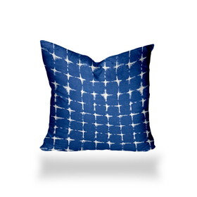 FLASHITTE Indoor/Outdoor Soft Royal Pillow, Zipper Cover w/Insert, 12x12 B06893266