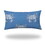 CRABBY Indoor/Outdoor Soft Royal Pillow, Zipper Cover w/Insert, 12x24 B06893596