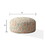 Indoor CACTI Mexico Peach Round Zipper Pouf - Cover Only - 24in dia x 20in tall B06894176