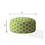 Indoor BIG DOT Kiwi Round Zipper Pouf - Cover Only - 24in dia x 20in tall B06894180