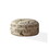 Indoor DILLON Dusty Brown Round Zipper Pouf - Stuffed - Extra Beads Included - 24in dia x 20in tall B06894221