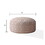 Indoor BUSTER Blush Round Zipper Pouf - Cover Only - 24in dia x 20in tall B06894268